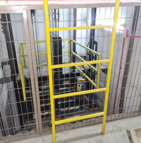 Reparaciones Mayores reemplazo de maquina de tracción de ascensor Edificio Tabancura 6